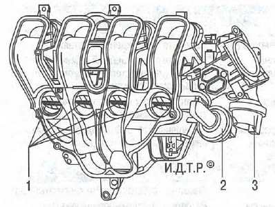 пускной коллектор двигателя 2,0 л Duratec Ti-VCT
